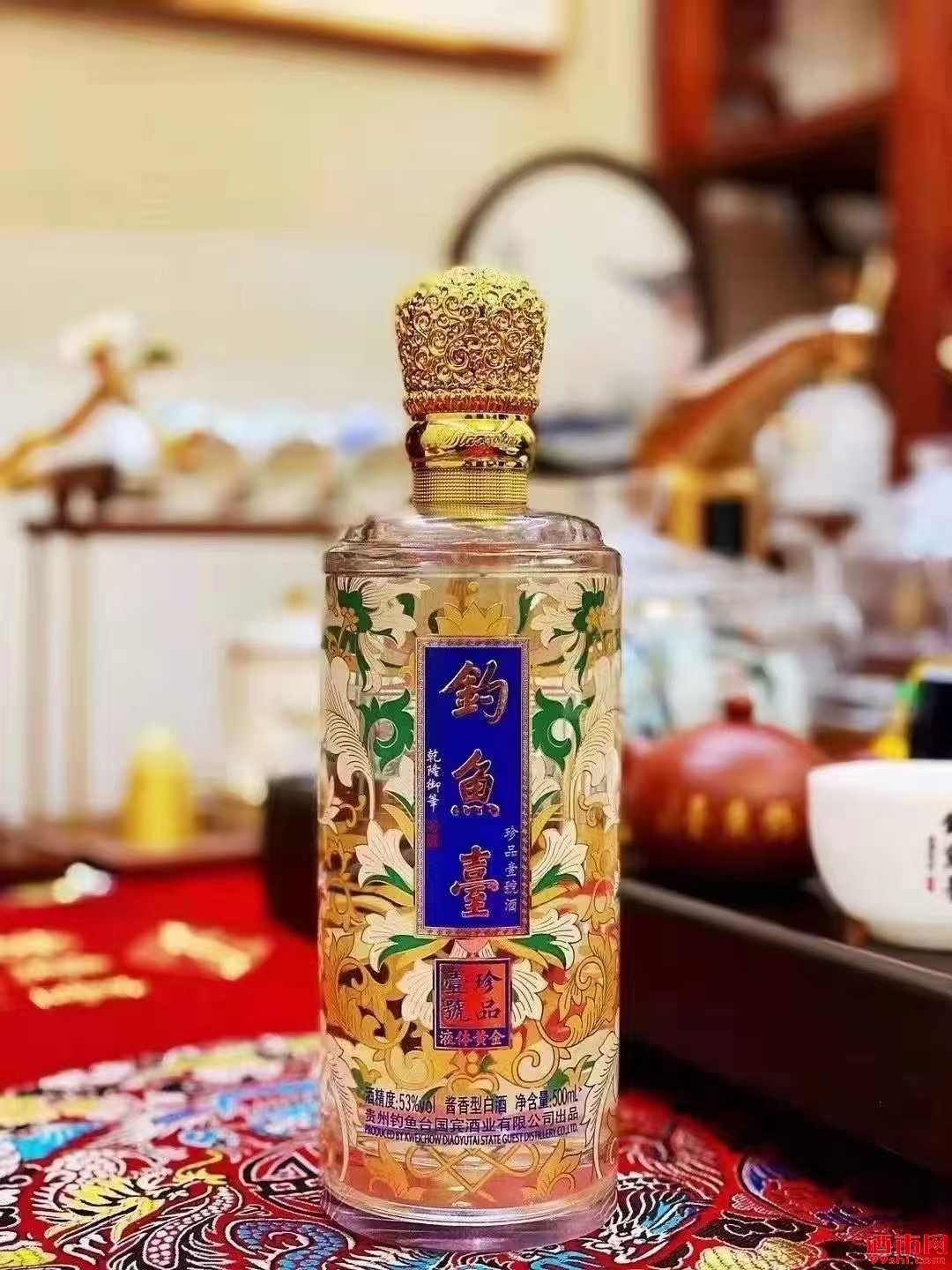 钓鱼台私藏酒金装图片